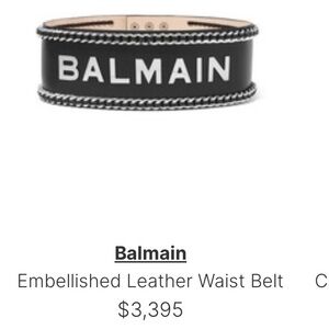 Balmain Leather Belt